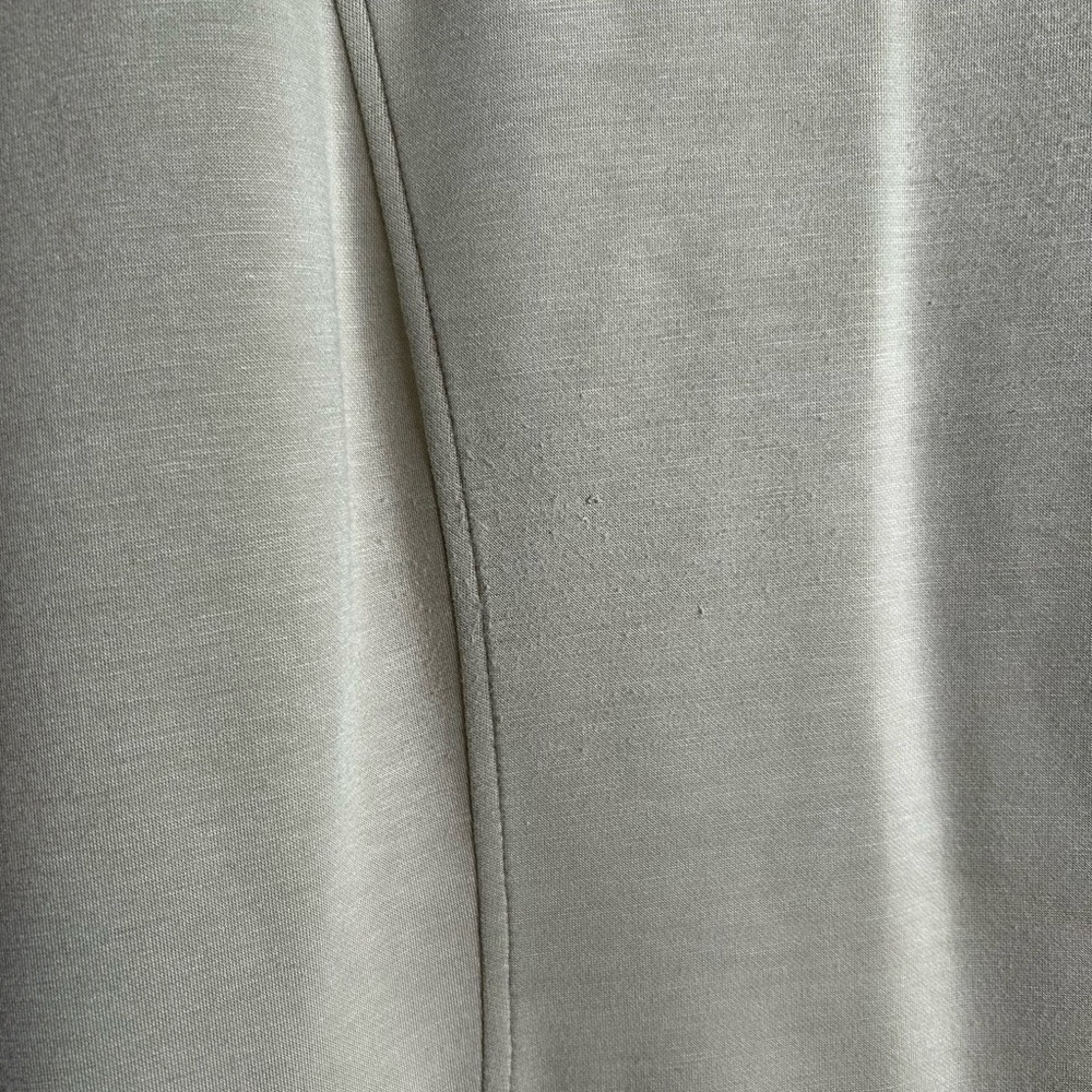 Elie Tahari Women’s L Drawstring Knee Length Dress Pockets Olive 4541 - Picture 6 of 11